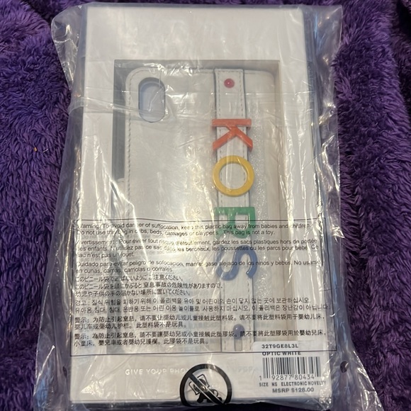 New in bag/plastic wrap and never opened. New Michael Kors iPhone XS case - Picture 2 of 4
